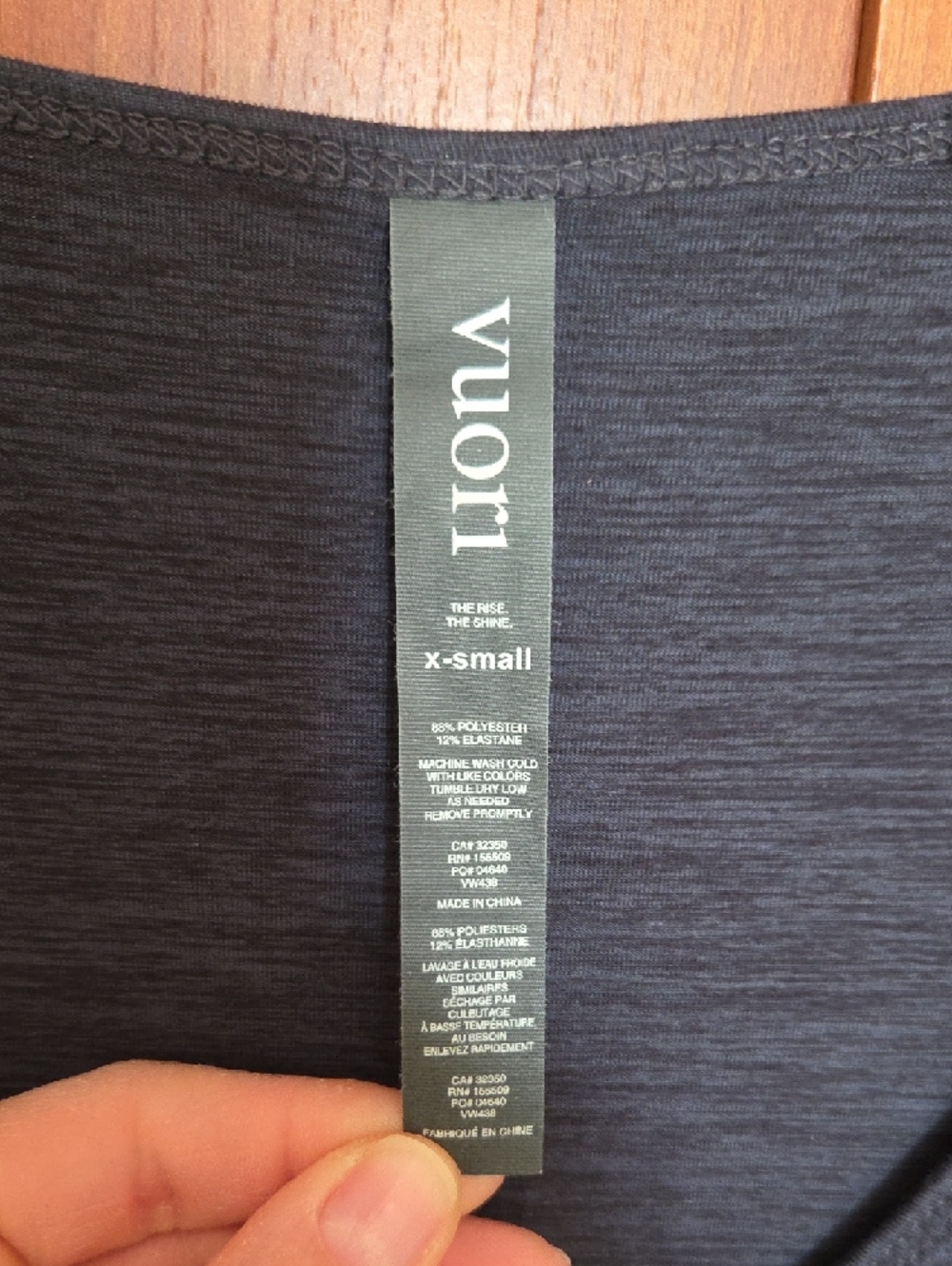 Vuori Lux Long Sleeve Jumpsuit Midnight Heather - Picture 3 of 6